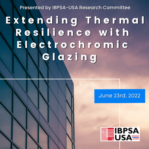 Extending Thermal Resilience with Electrochromic Glazing
