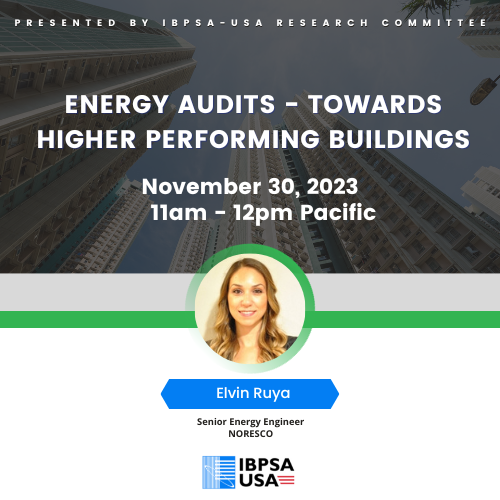 Energy Audits – Towards Higher Performing Buildings