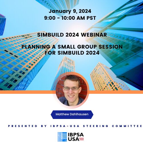 Planning a Small Group Session for SimBuild 2024